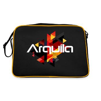 Adler Hawk ARQUILA Allemagne - Sac Retro - noir/or - Dos