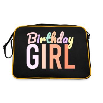 Fille d’anniversaire - Sac Retro - noir/or - Dos