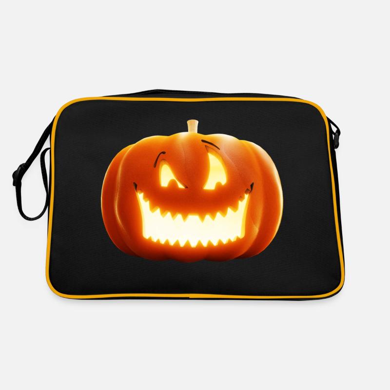 Pumpkin head Retro Bag