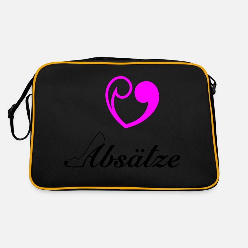 Absätze Retro Tasche
