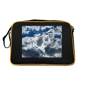 HEAVEN on EARTH - Retro Tasche - Schwarz/Gold - Hinten
