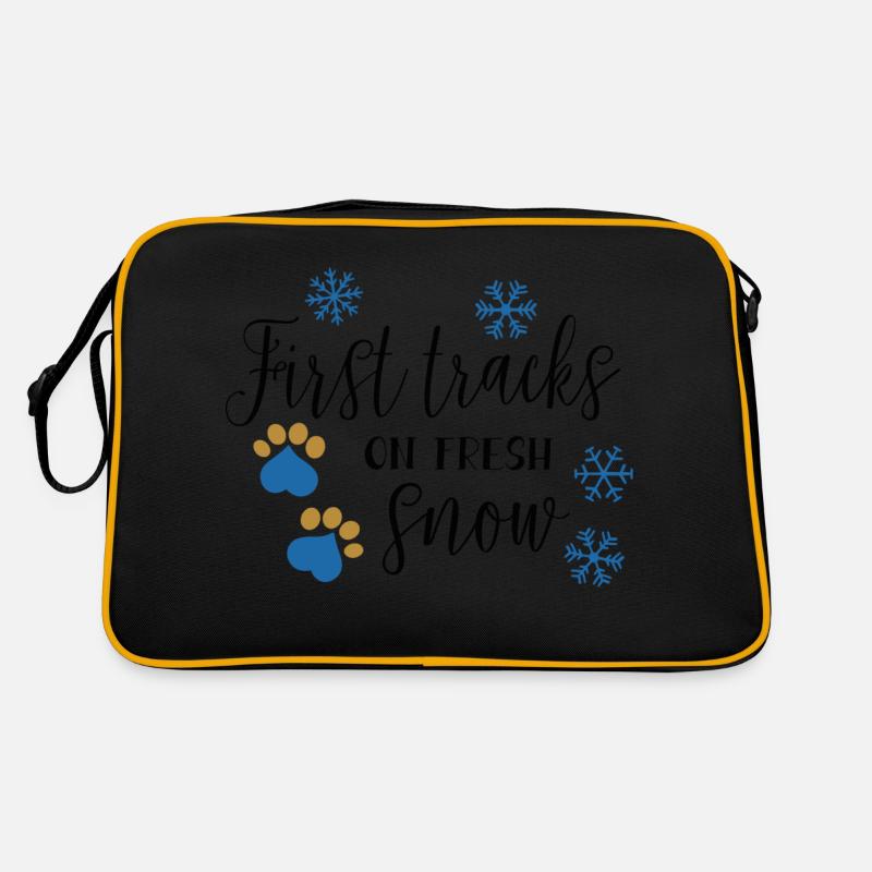 Erste Tracks... Retro Tasche