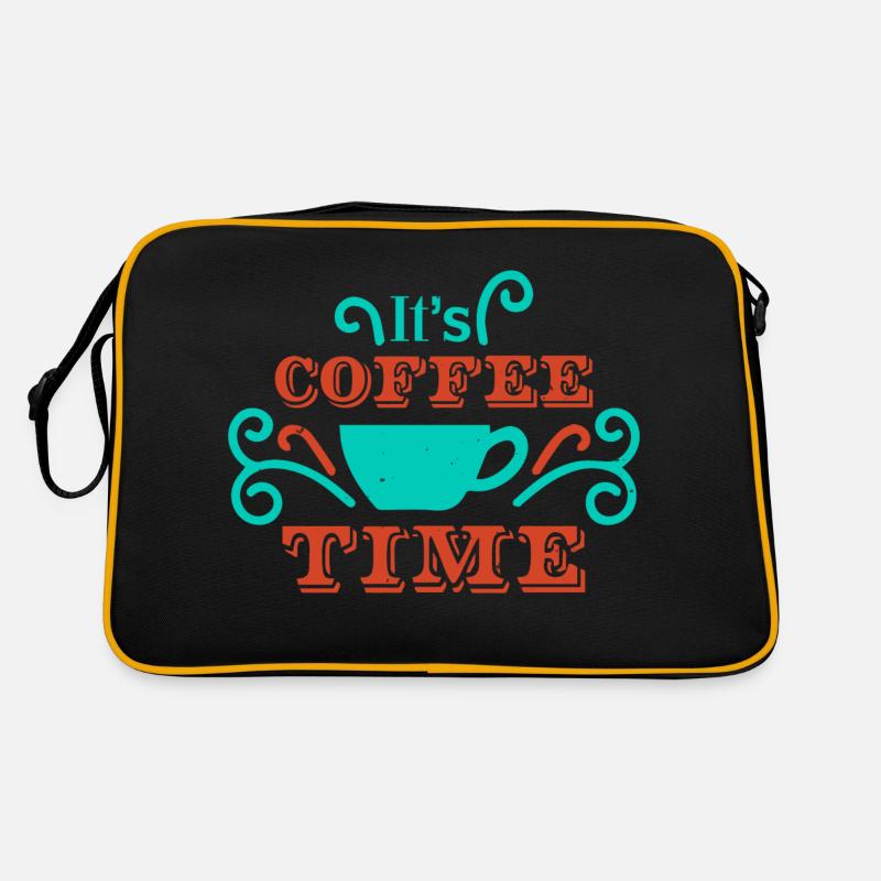 IT S COFFEE TIME OK Retro Bag