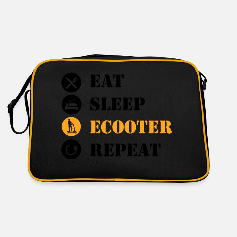 E-Scooter E-Roller Scooter Retro Tasche