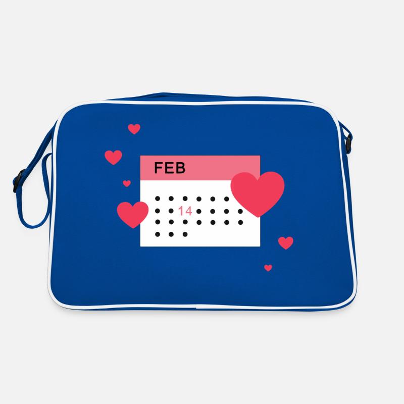 Calendrier 14 Multiple Heart Sac Retro