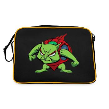 Warry la tortue guerrière - Sac Retro - noir/or - Dos