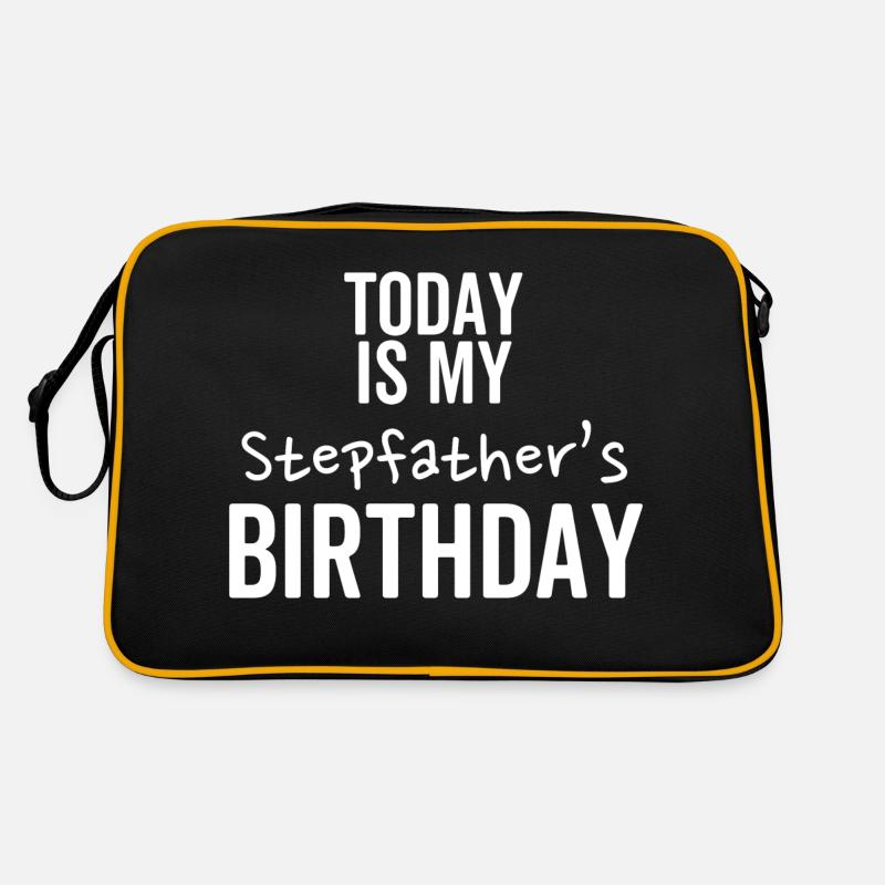 Heute ist der Geburtstag meines Stiefvaters Retro Tasche