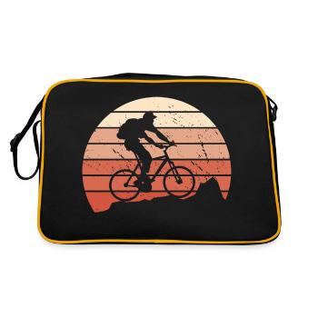Cycling Man Woman - Détourner le vélo de sport - Sac Retro - noir/or - Dos