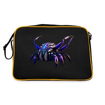 Crabe robot - Sac Retro - noir/or - Dos