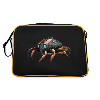 Crabe spatial - Sac Retro - noir/or - Dos