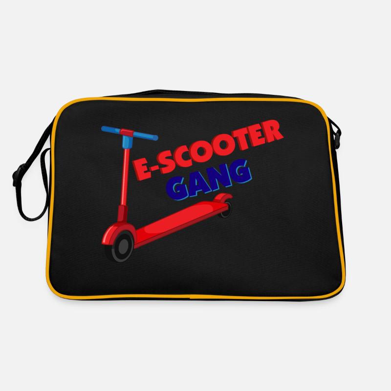 E-Scooter Roller Scooter Retro Tasche