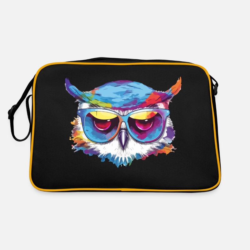 Kohl die Eule Retro Tasche