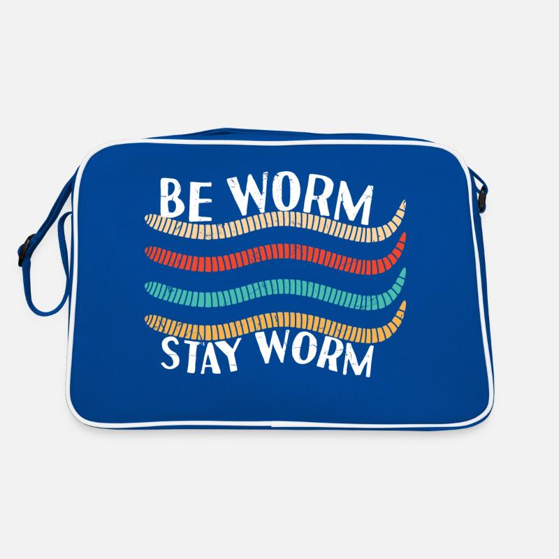 Be Worm Stay Worm Retro Tasche