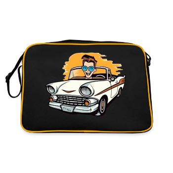 Clément in a convertible - Retro Bag - black/gold - Back