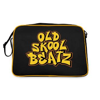 Old Skool Beatz Logo - Retro Bag - black/gold - Back