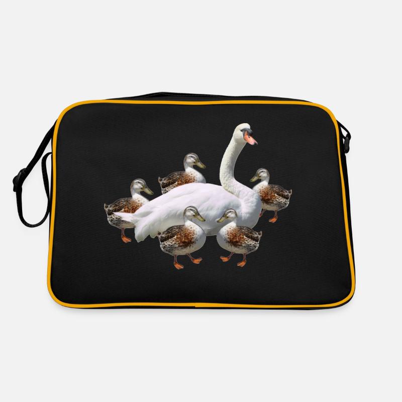 Danse du canard - Sac Retro - noir/or