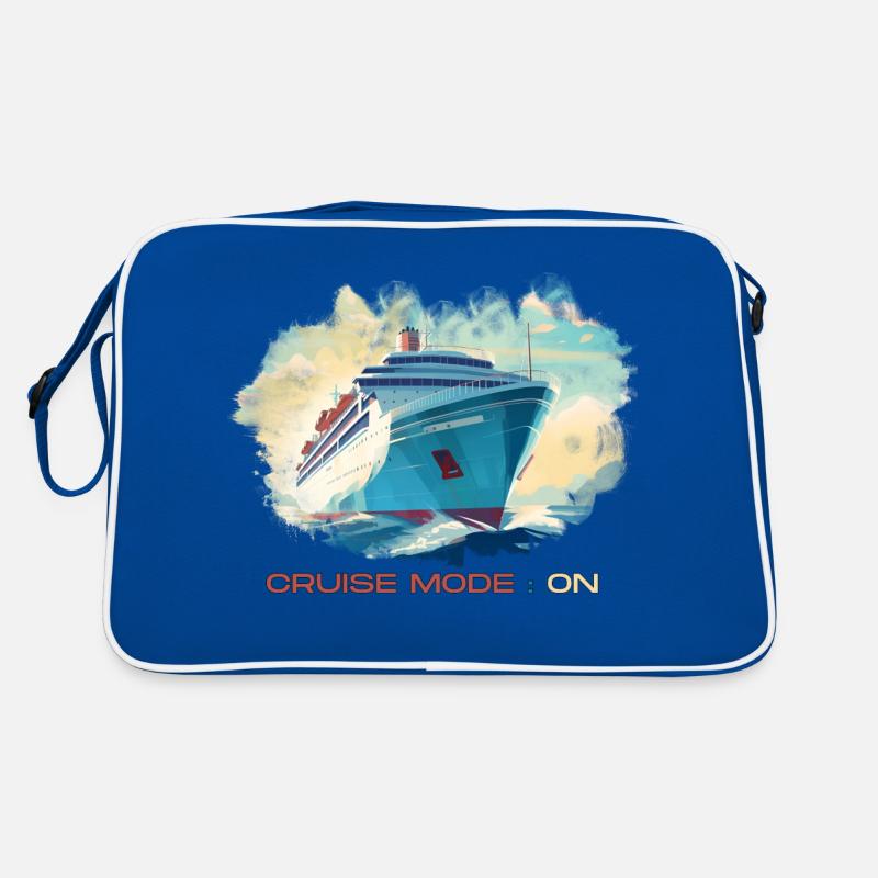 Cruise mode enabled. A stylish pattern for holidays. Retro Bag