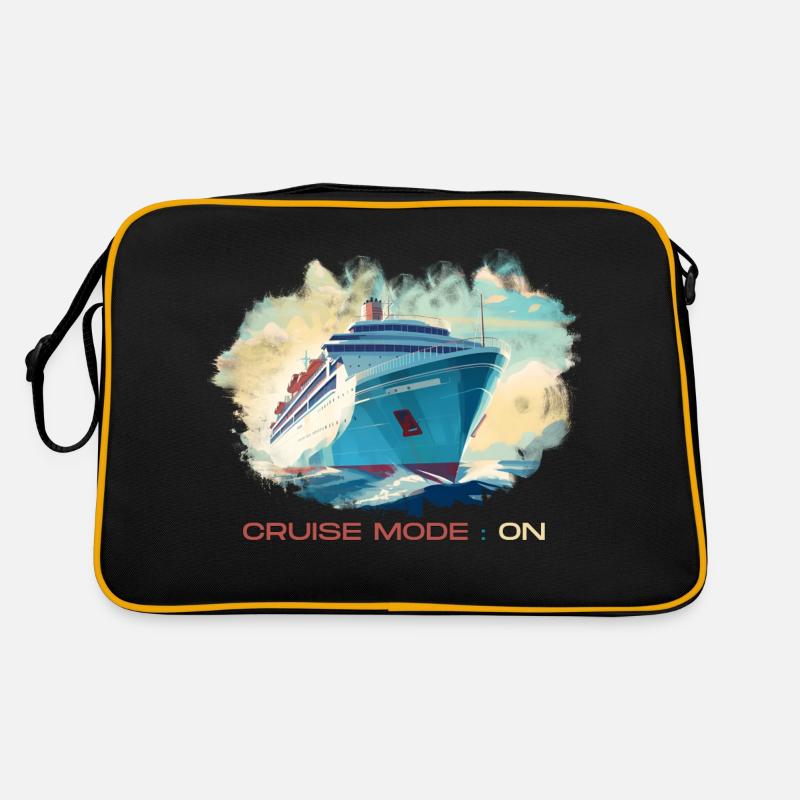 Cruise mode enabled. A stylish pattern for holidays. Retro Bag