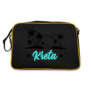 Crete - Retro Bag - black/gold - Back