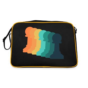 Vintage Game Chess - Retro Bag - black/gold - Back