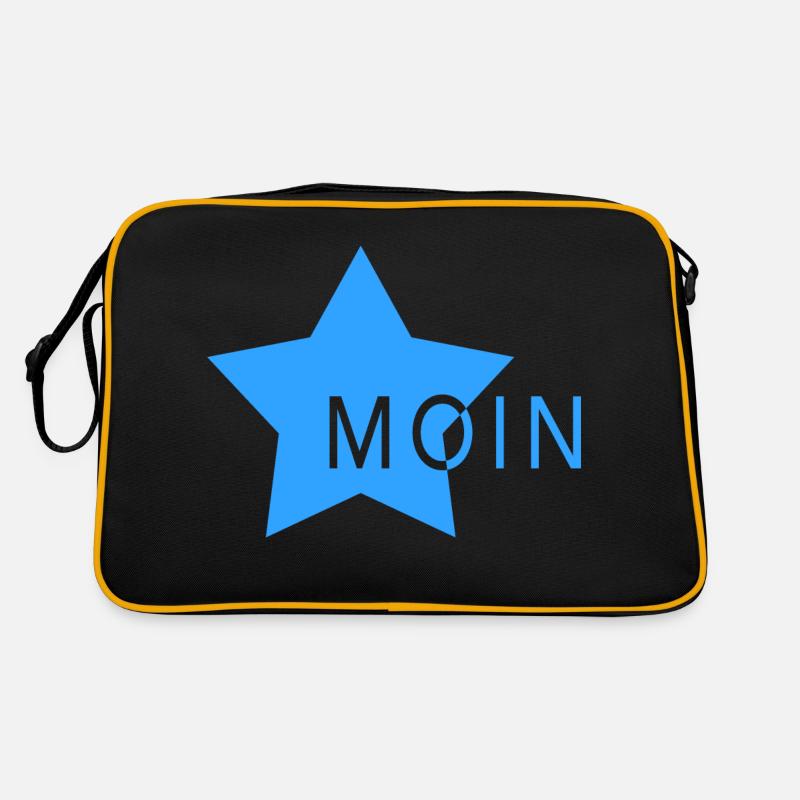 Moin mit Stern Retro Tasche