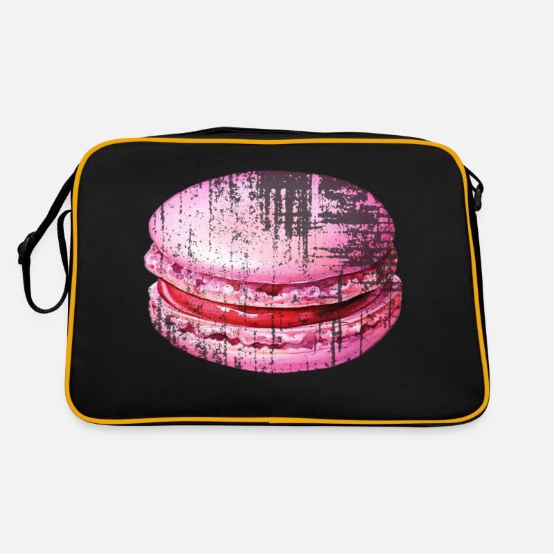 Macaron rose Sac Retro