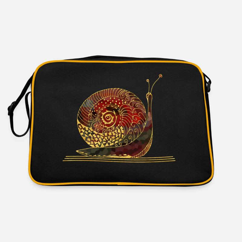 Schnecke Retro Tasche
