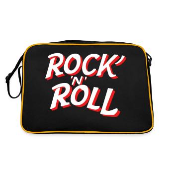 Rock 'n' roll - Sac Retro - noir/or - Dos