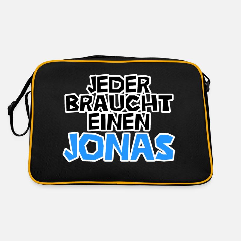 Jeder braucht einen Jonas Retro Tasche