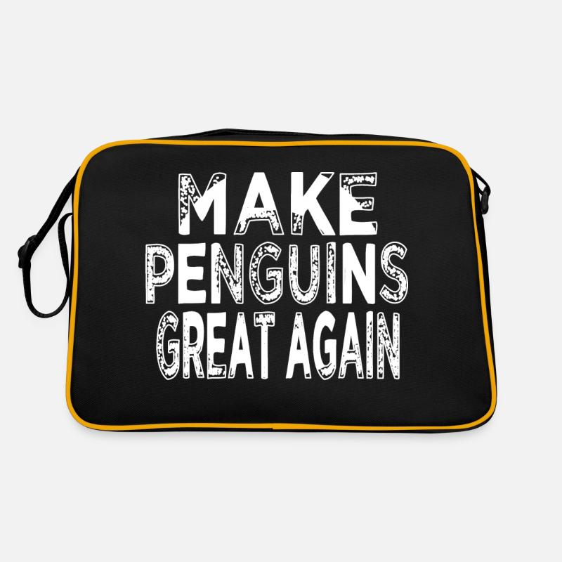 Penguin Happy Clumpsy King Penguin Comic Dab Move Sac Retro
