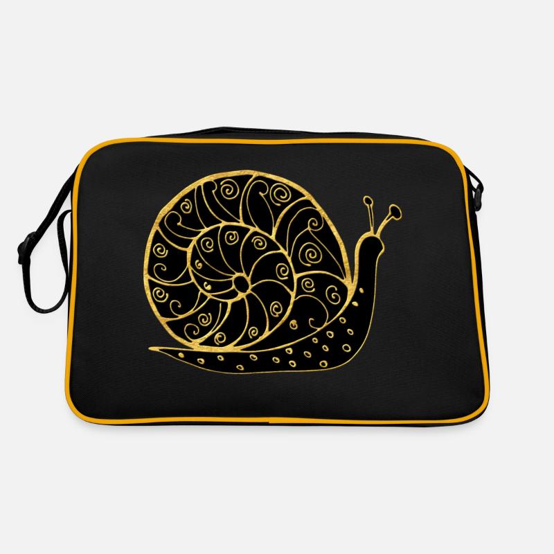 Schnecke Retro Tasche