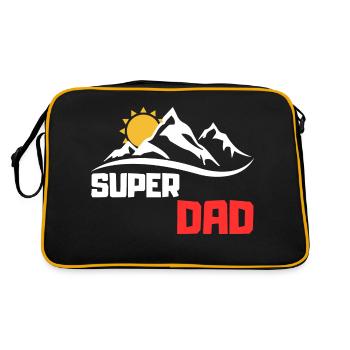 Super Papa - Sac Retro - noir/or - Dos
