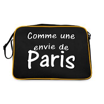Comme une envie de Paris - Sac Retro - noir/or - Dos