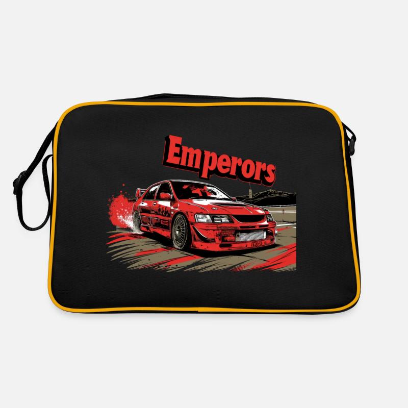 Emperors Lancer Evo 6 - Retro Bag - black/gold