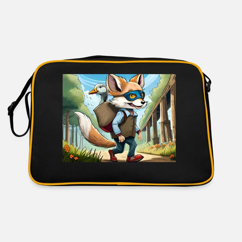 Deutsche Kinderreime illustrierter Comic Backen, Backen Retro Tasche