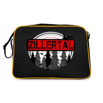 Zillertal - Sac Retro - noir/or - Dos