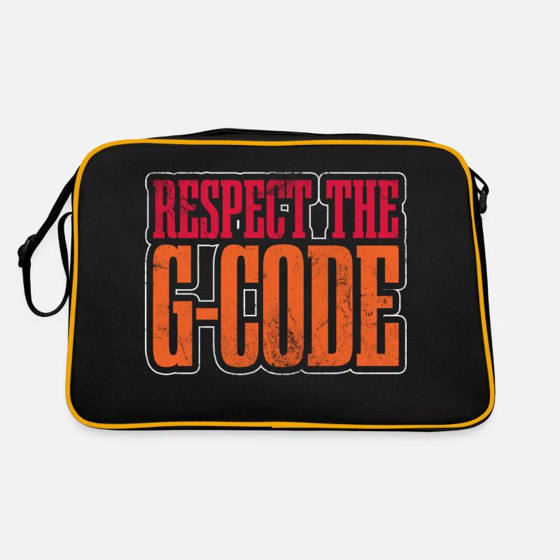 Respectez l’ingénierie du machiniste CNC G-Code Sac Retro