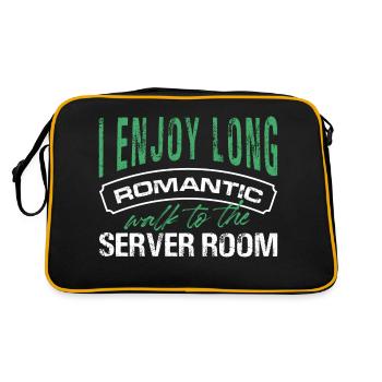 J’aime une longue promenade romantique jusqu’à la salle des serveurs - Sac Retro - noir/or - Dos