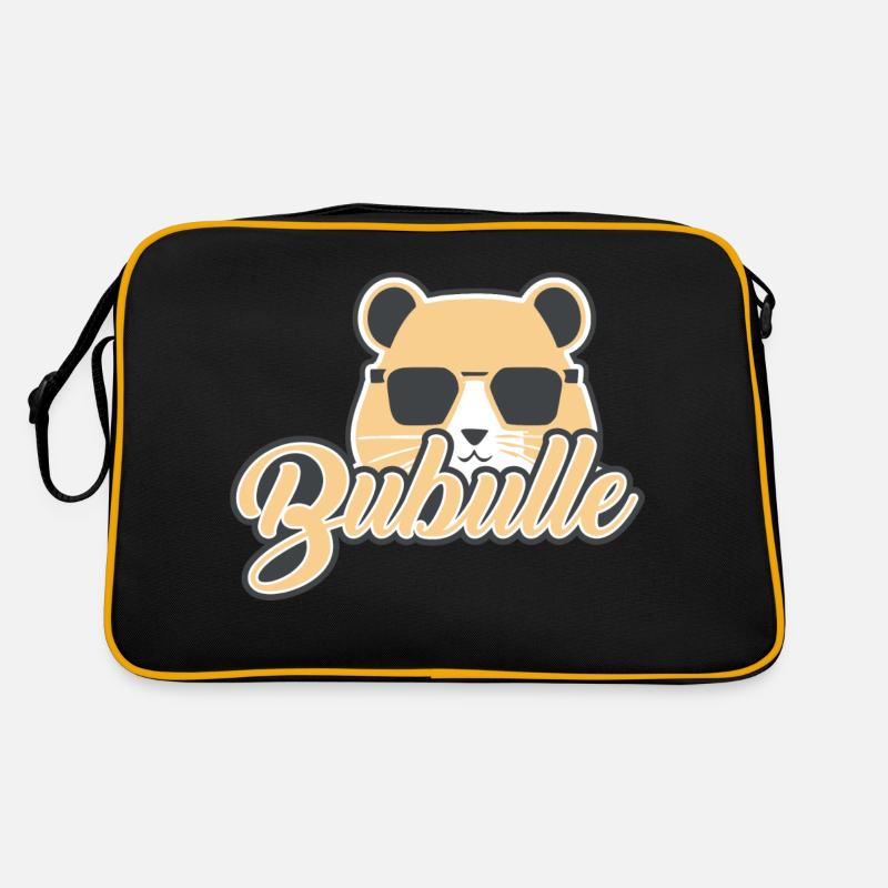 bubulle1 - Sac Retro - noir/or