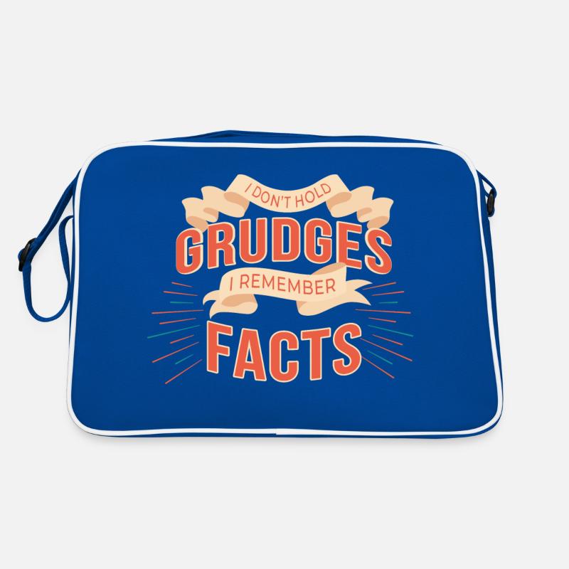 I don't hold grudges, I remember facts Retro Bag