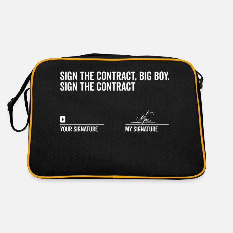 Boxer Signature Der Vertrag Big Boy Boxen Retro Tasche