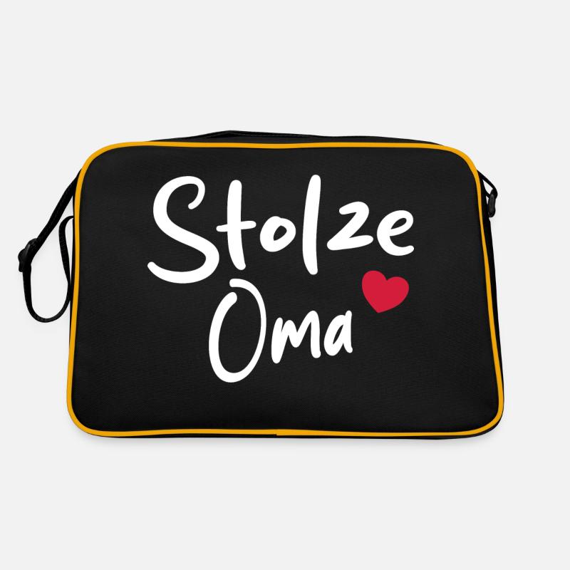 Stolze Oma Retro Tasche