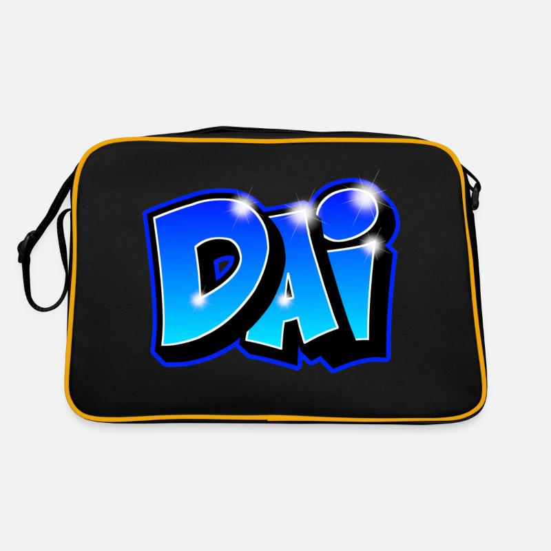 Graffiti "DAI" printable on any medium Retro Bag