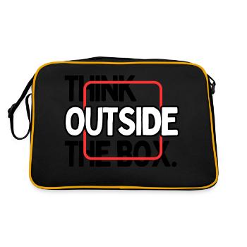 Sortez des sentiers battus - Sac Retro - noir/or - Dos