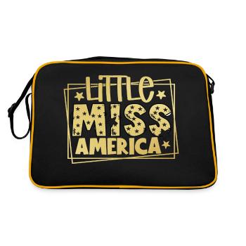 Little Miss America 4th of July - Retro Bag - black/gold - Back