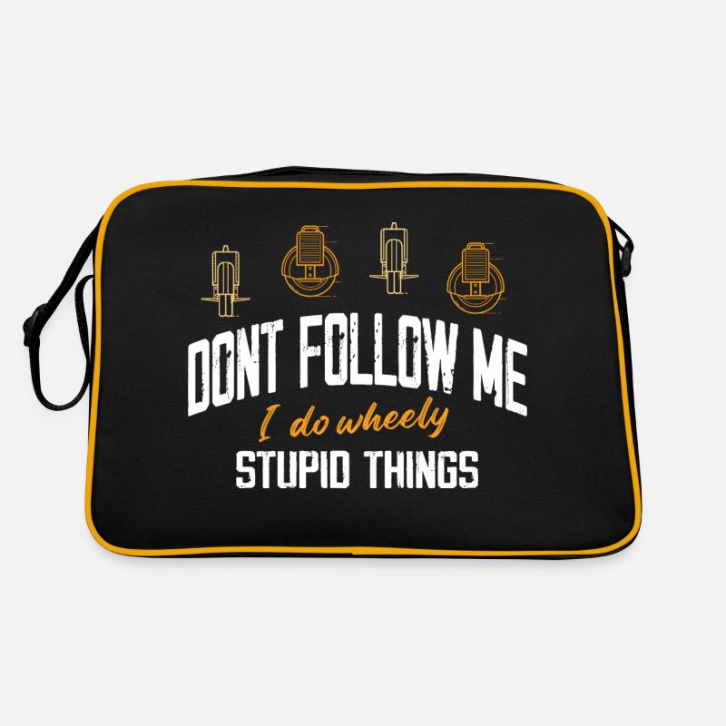 Ne me suis pas, je fais des choses stupides et stupides Sac Retro