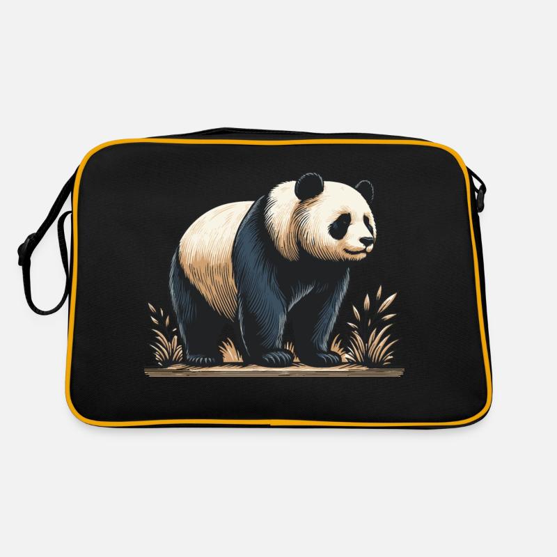 Panda Retro Tasche