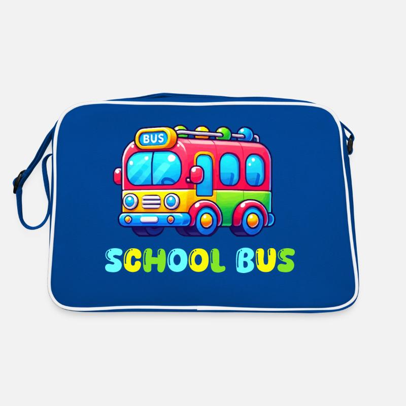École de bus Sac Retro