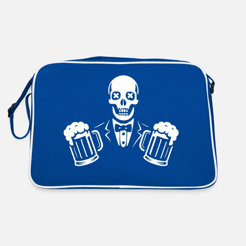 Bräutigam Bier Hochzeit Retro Tasche