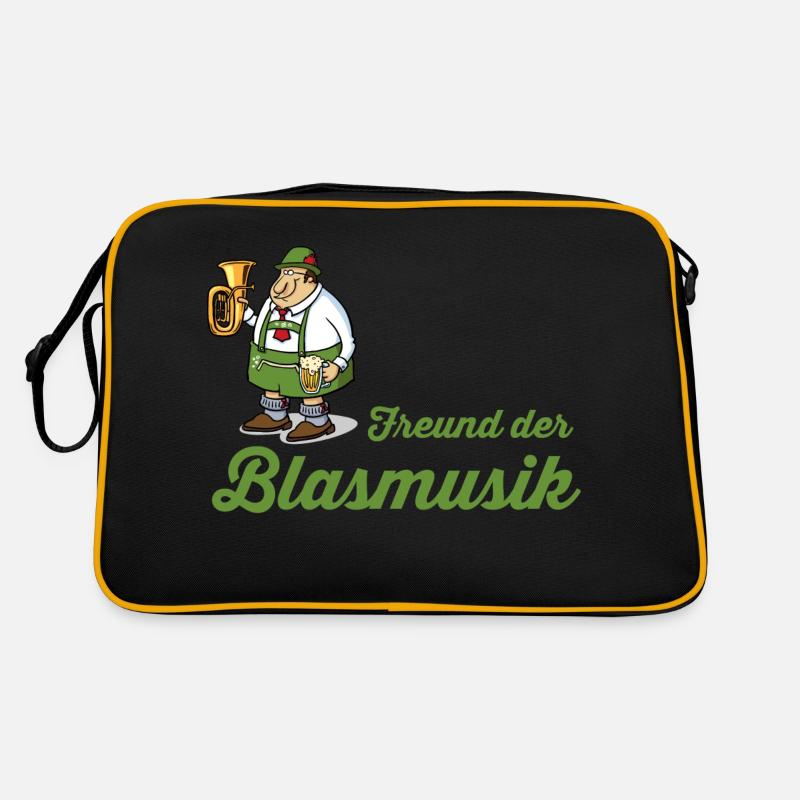 Freund der Blasmusik Retro Tasche